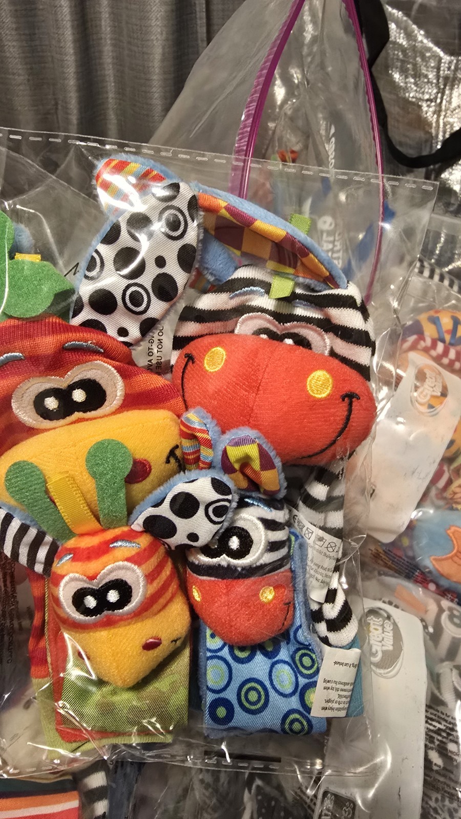Baby Wrist Rattle Socks and Foot Finder Set, Perfect Baby Toys for 0-12 Months N