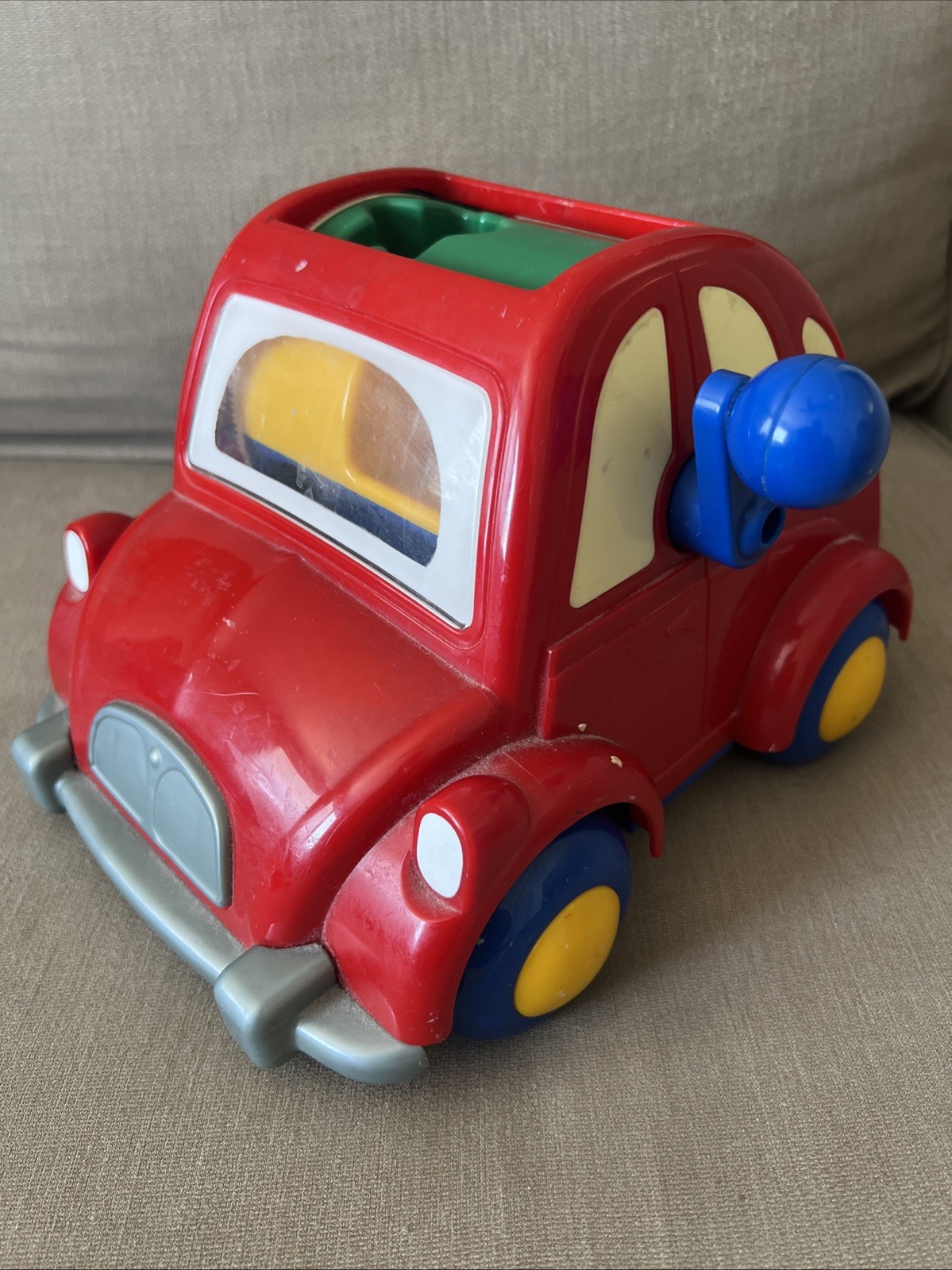 Rare HTF Chicco Auto Shape Sorting Car Baby Einstein INCOMPLETE