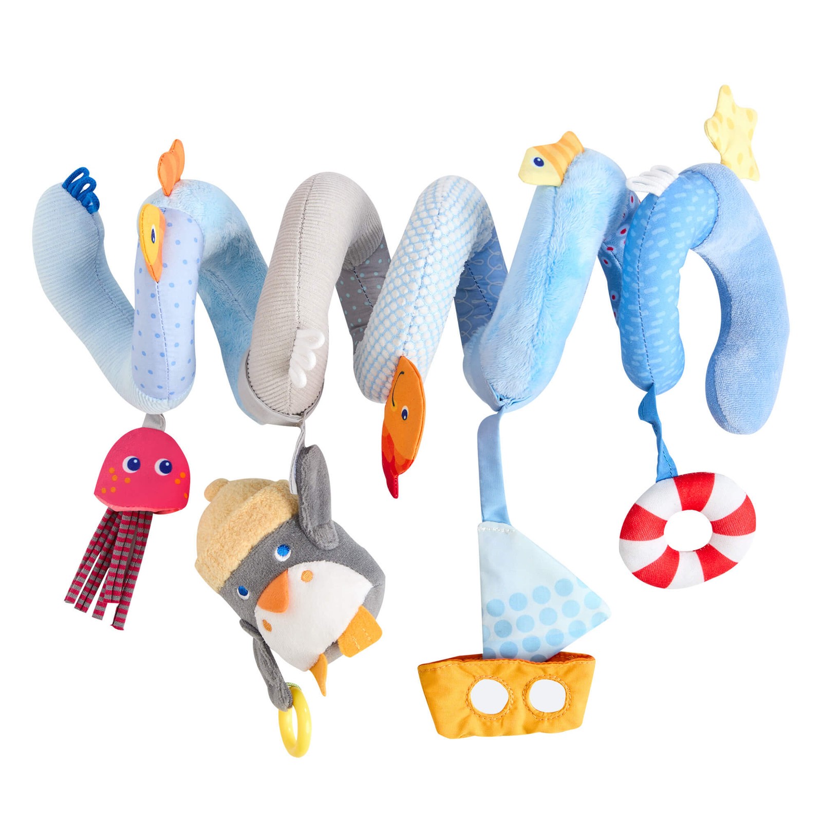 HABA Penguin Activity Spiral Car Seat Toy & Stroller Toy for Babies 0-18 Months