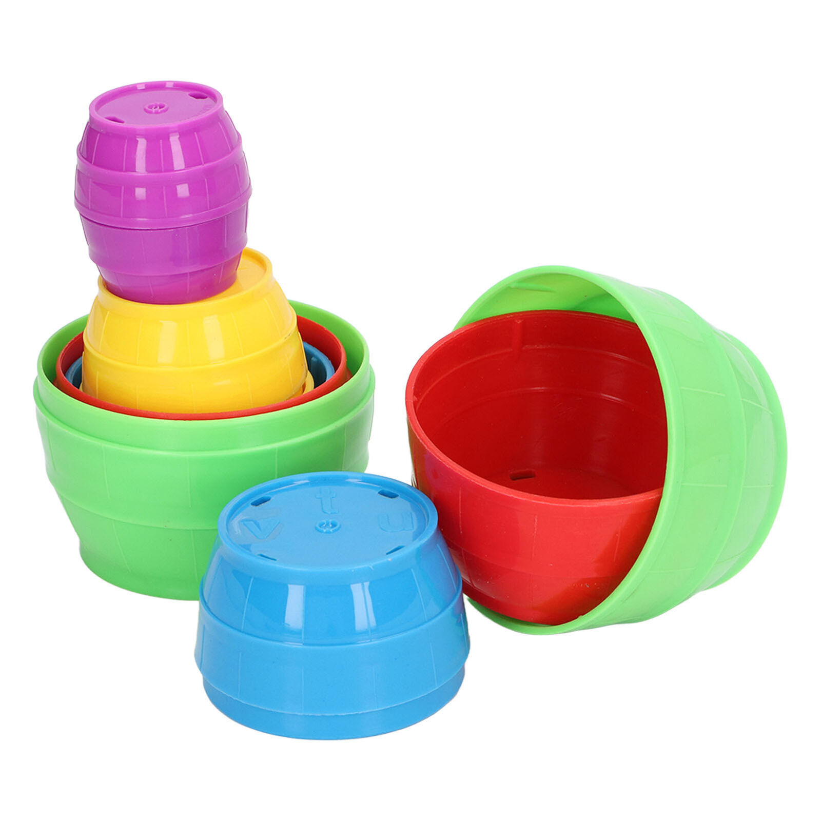 10pcs Kids Nesting Stacking Cups Brain Training Educational Interactive Stacking