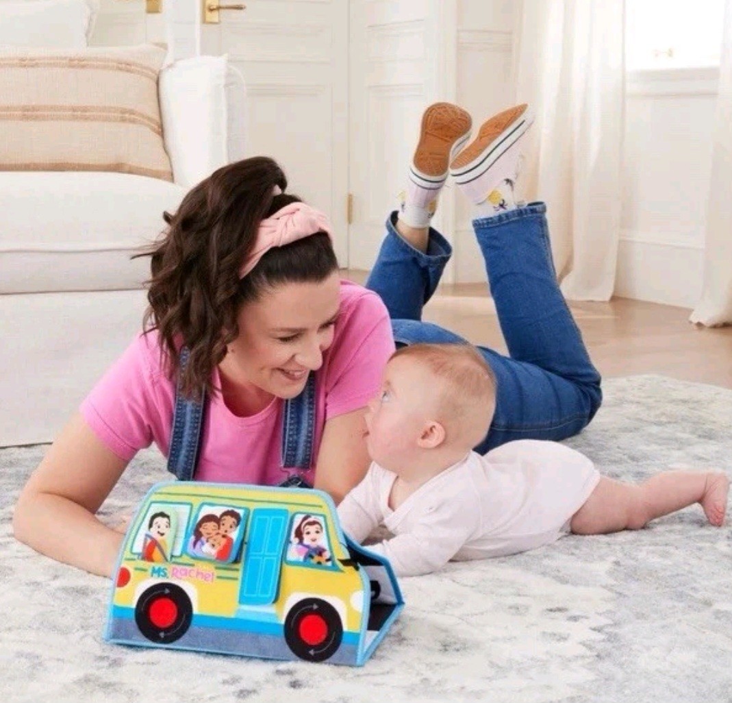 Ms. Rachel Tummy Time Activity Bus For Ages 3 Months to 1+ Years