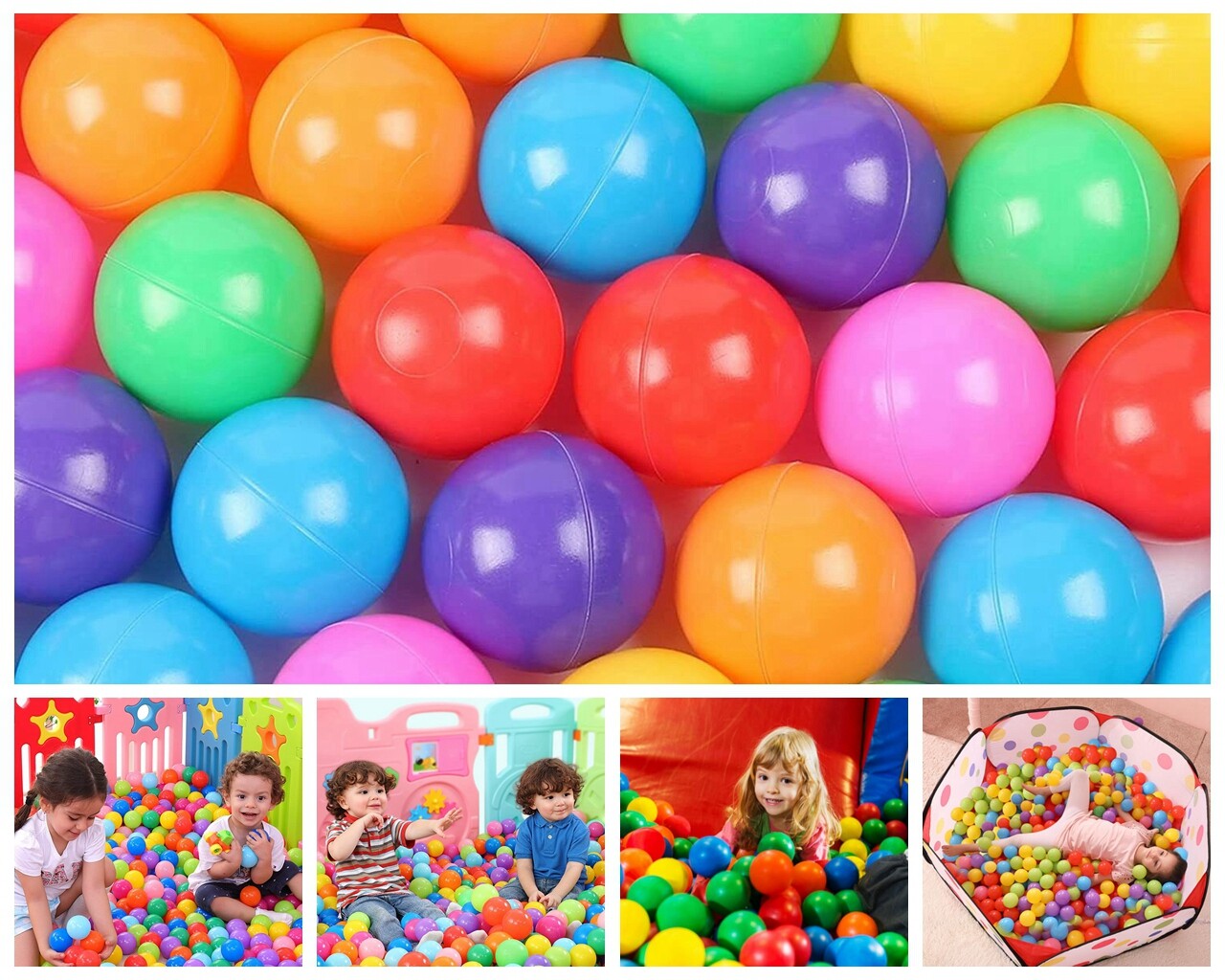 Colorful Plastic Pit Balls Macaron Ocean Balls Baby Water Pool Toy for Kids