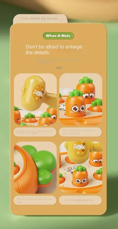 Cartoon Montessori Baby Toys Toddler Educational Birthday Gift Animal Theme