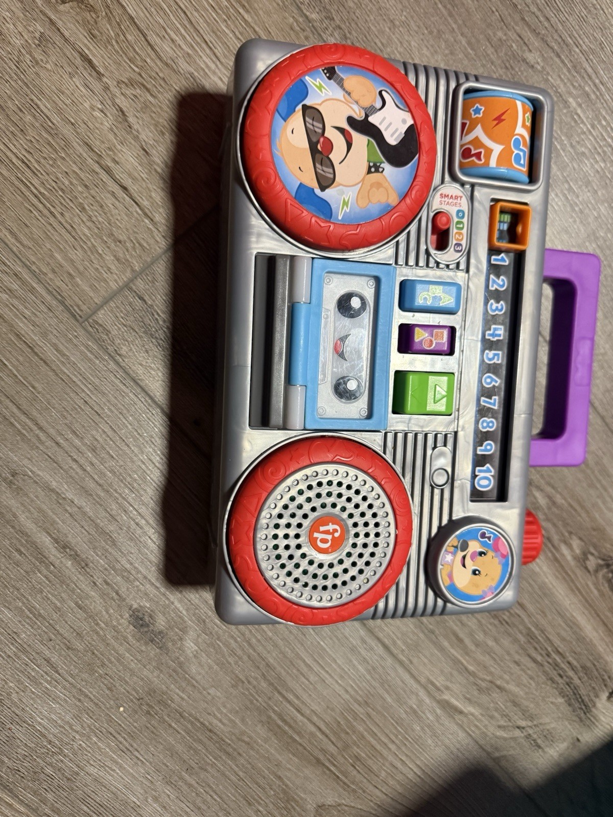 Fisher-Price Laugh And Learn Busy Boombox Lights, Sounds And Songs 6-36 Mos