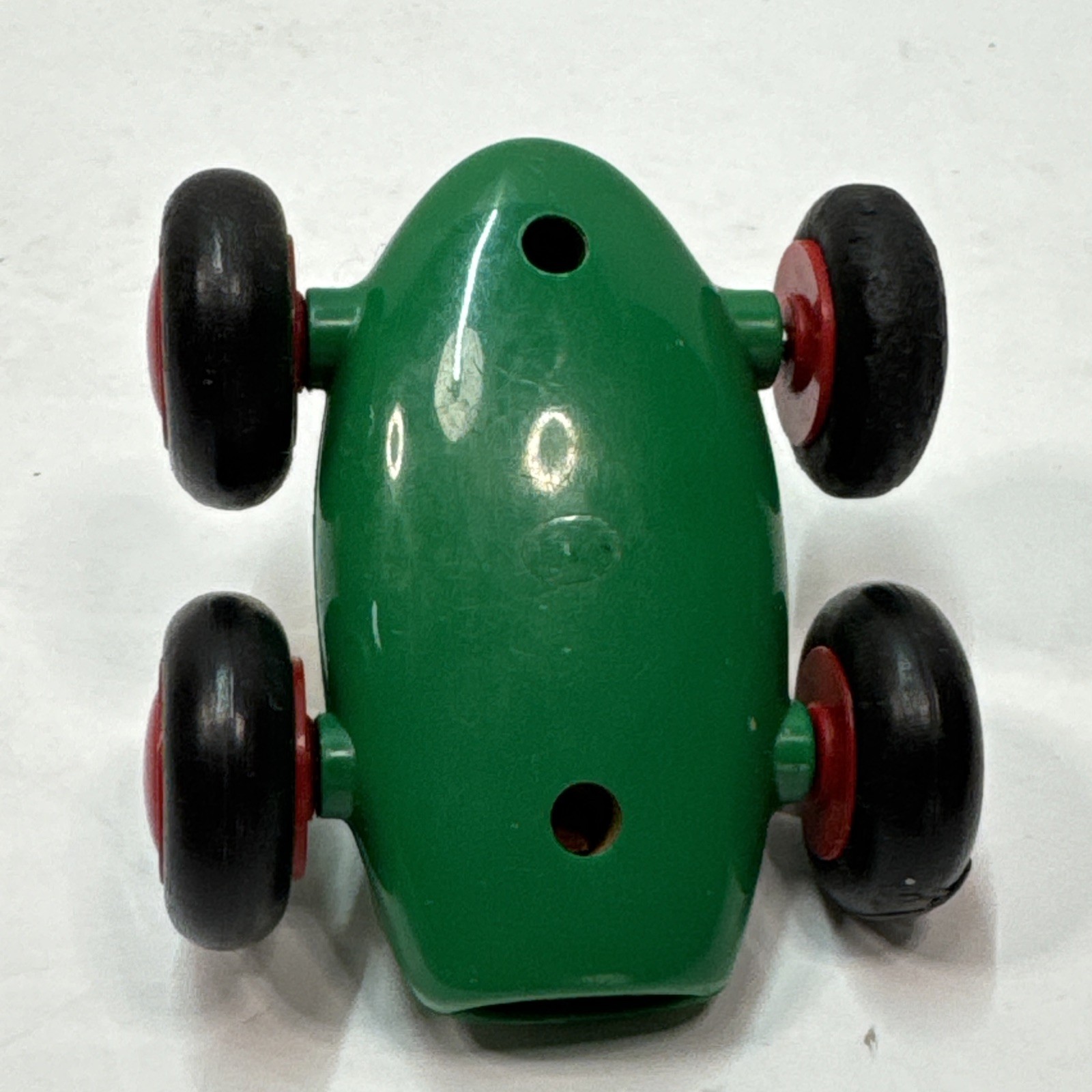 Vintage Baby Chicco Green Sports Car Play Toy