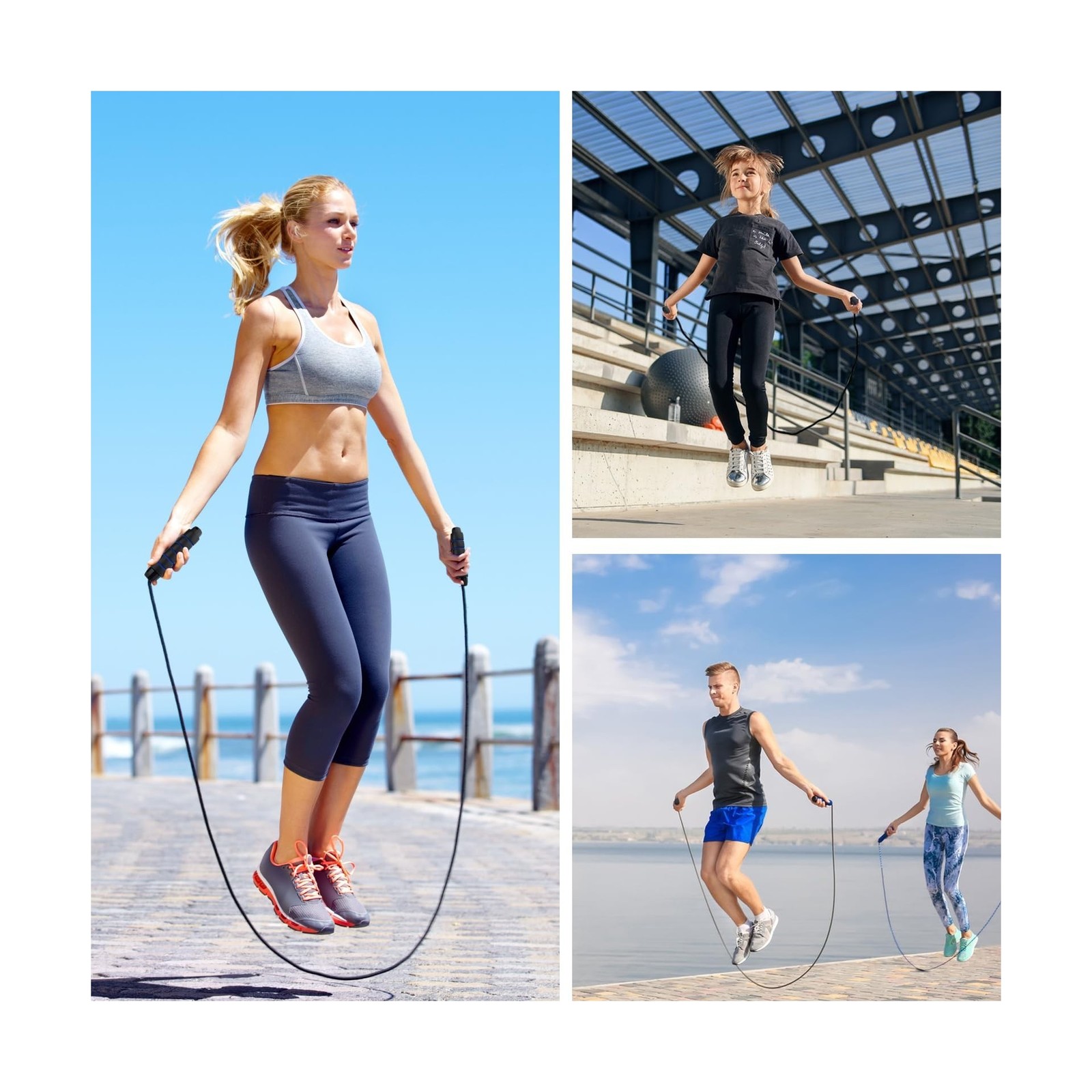 12Pcs Jump Ropes with Ball Bearings,Adjustable Skipping Rope with S… Fast Ship