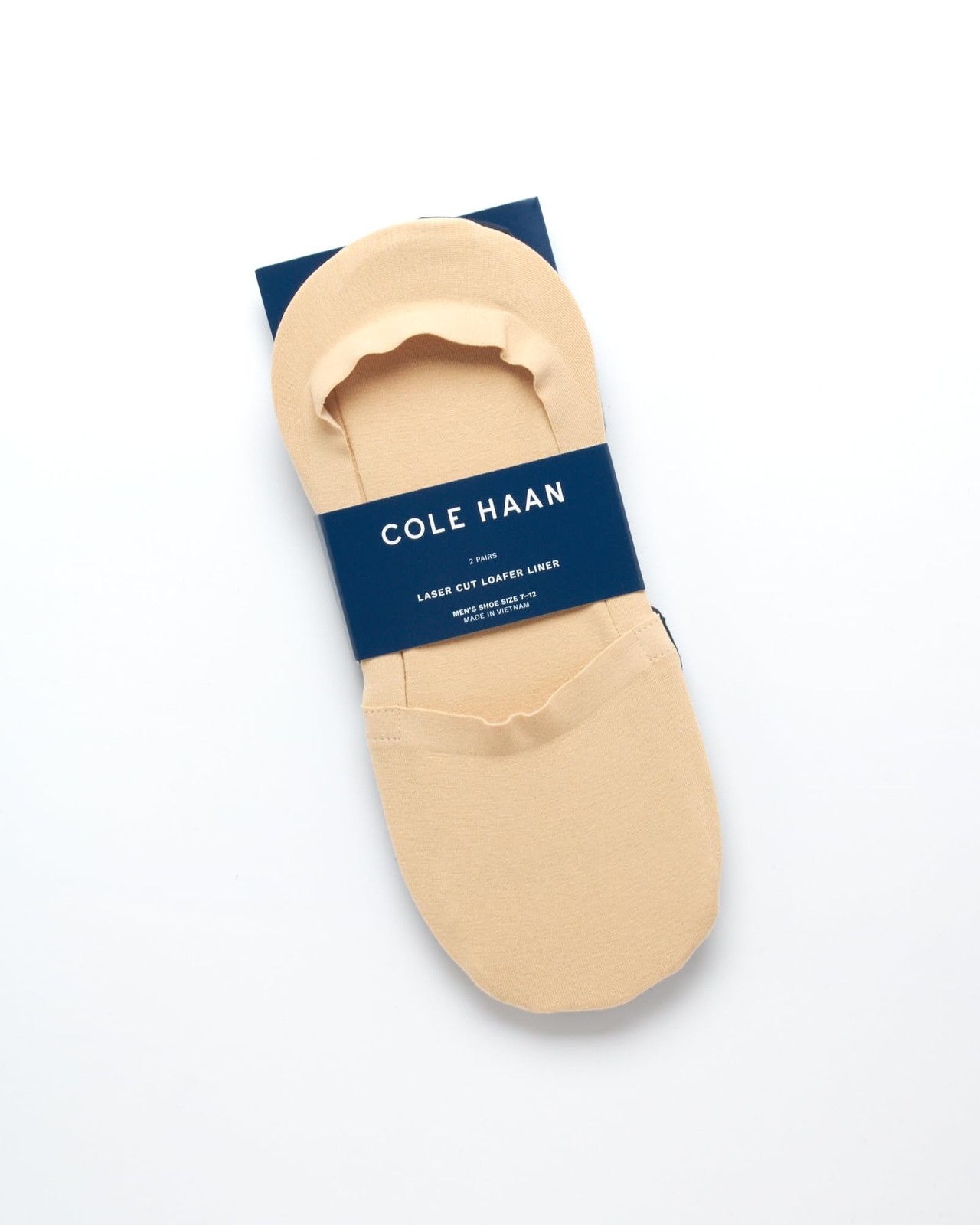 Cole Haan Mens Liner Socks – 2 Pack Non-Slip Low Cut No Show Socks for Men – …