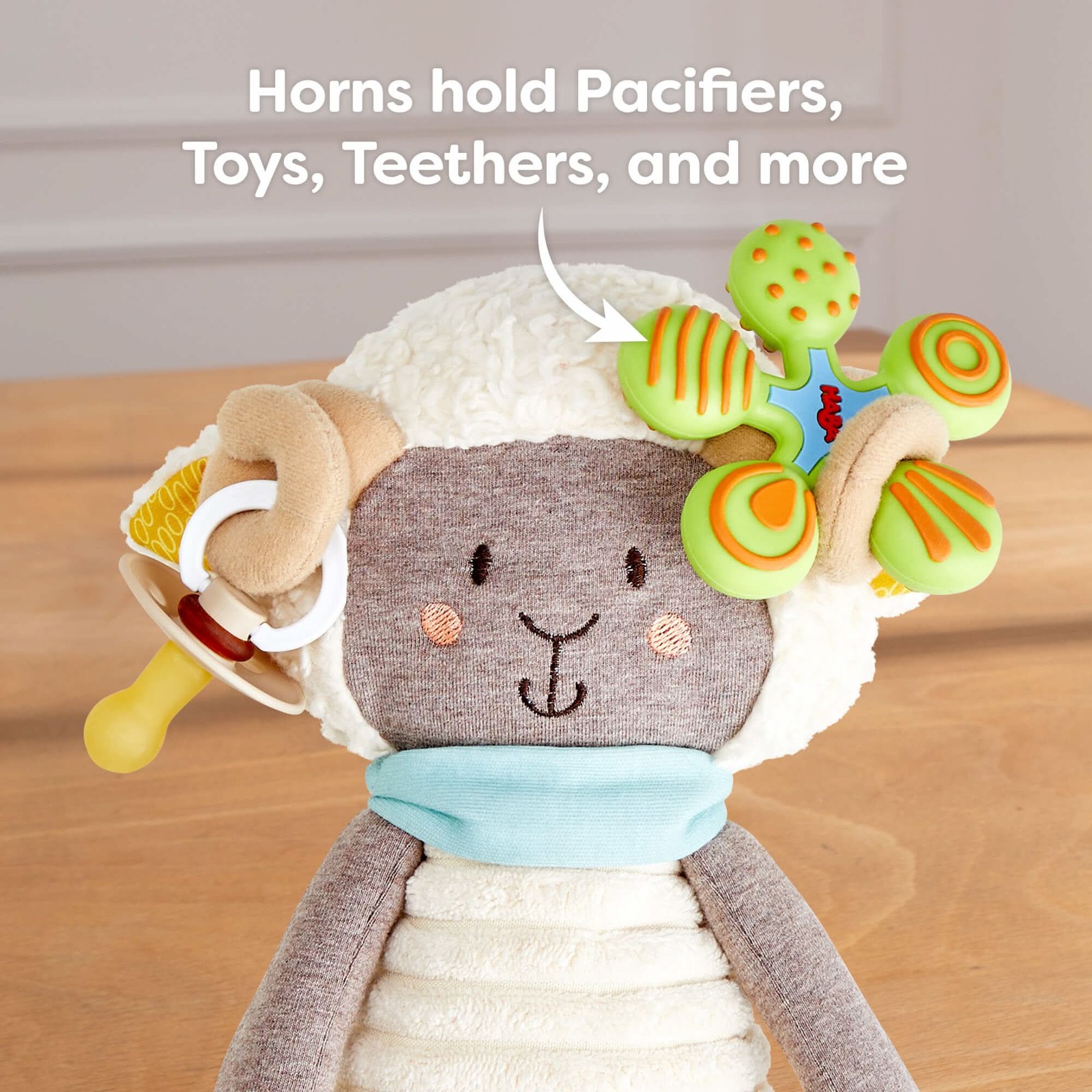 HABA Woolbert the Ram Cuddly Baby Sensory Toy