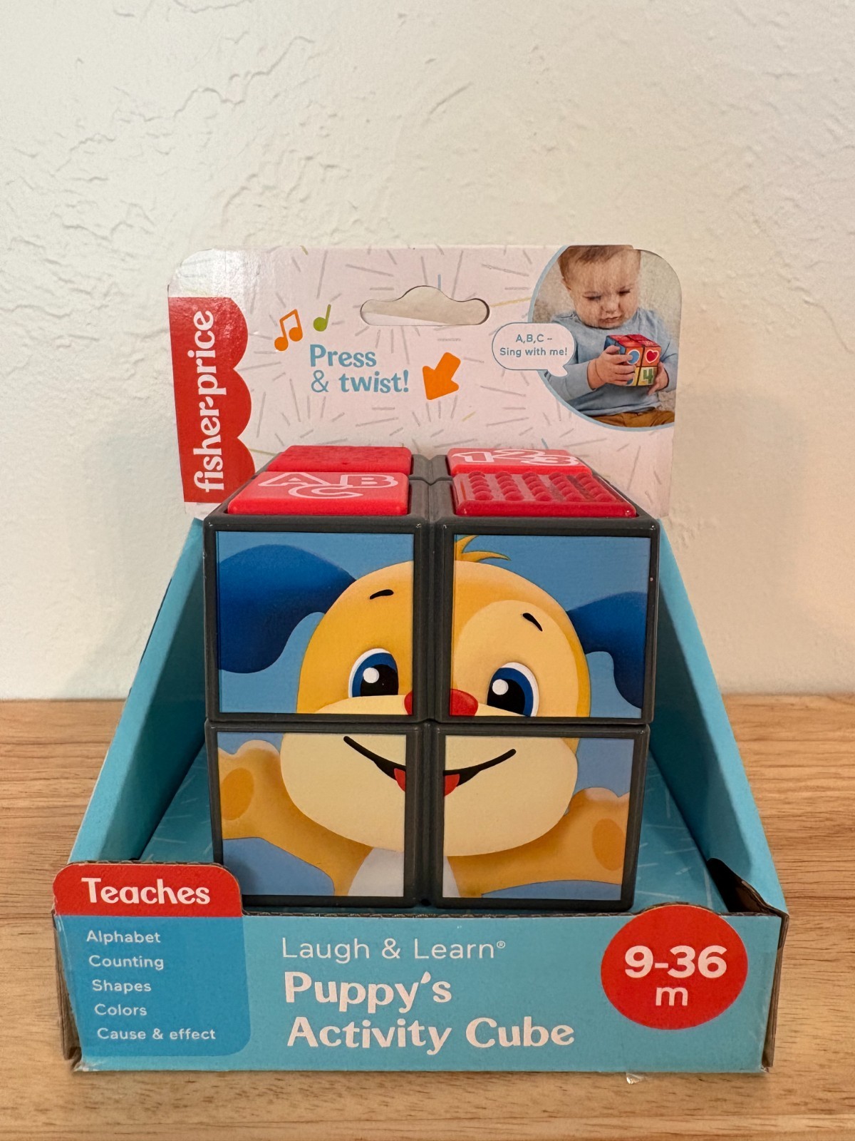 LOT of 2 Fisher-Price Laugh & Learn Puppy’s Activity Cube