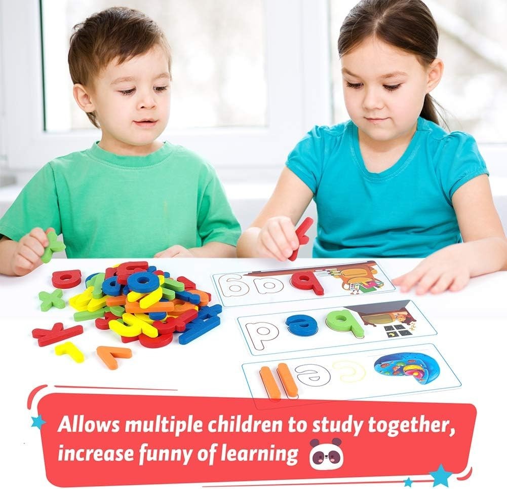 Educational See & Spell CVC Word Builders for Kids – Ideal Learning Tool Gift