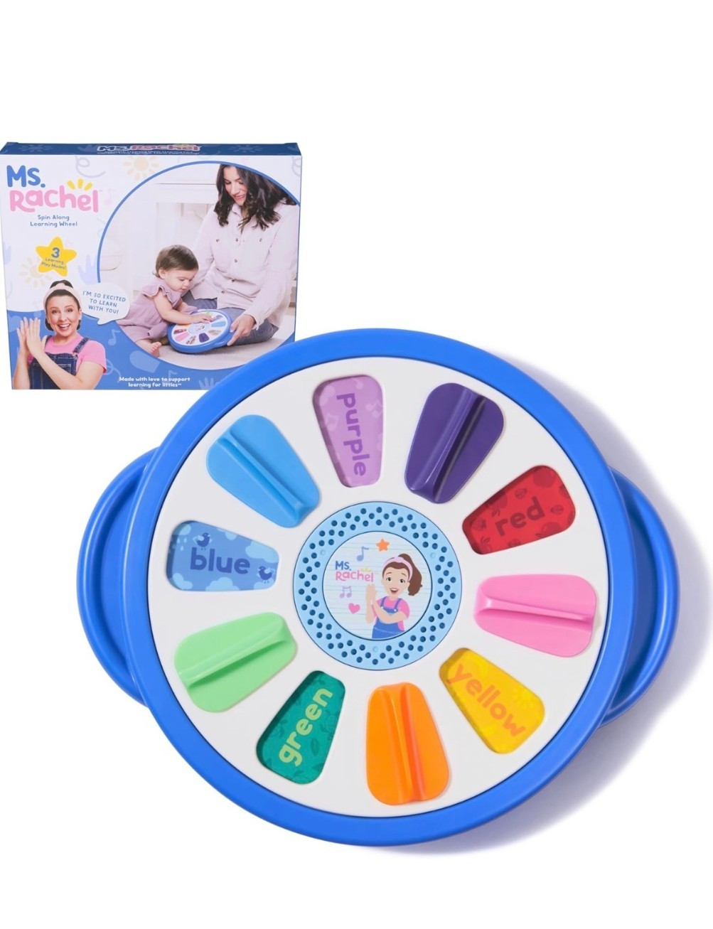 Ms. Rachel Spin-Along Learning Wheel-Brand New Speech and Learning Toy