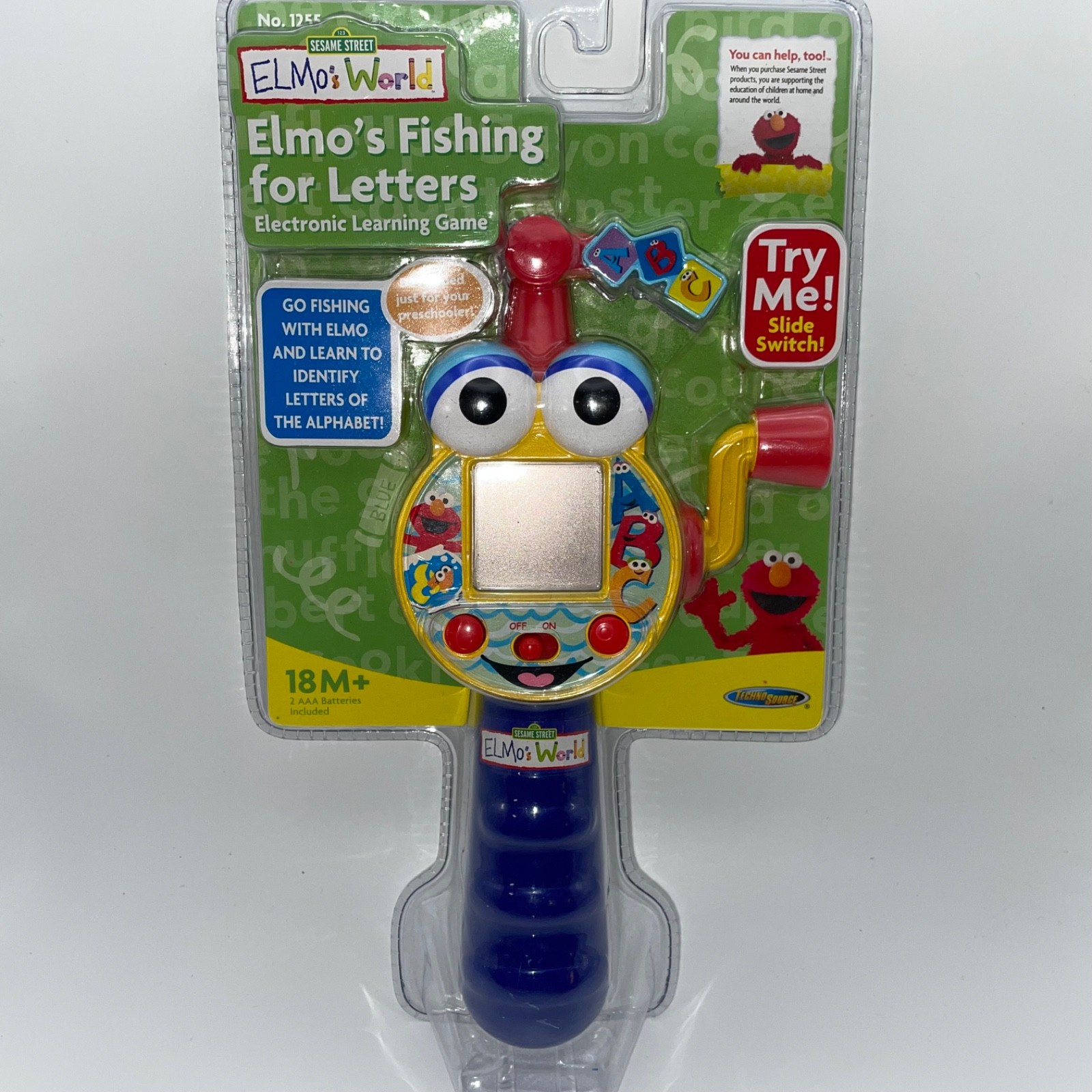 Elmo’s World Elmo’s Fishing for Letters Electronic Learning Game Sesame Street