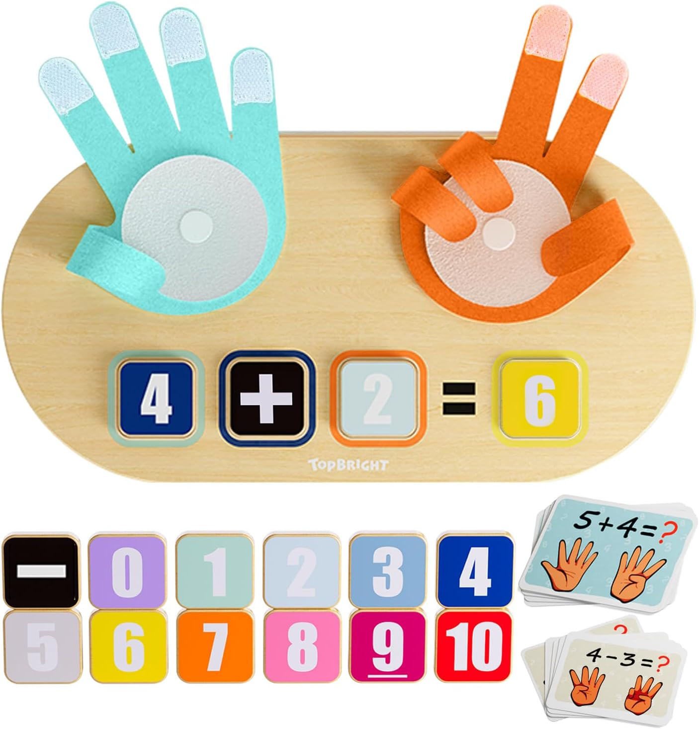 Educational Learning Number Toy for Toddler – Finger Counting Math Toys