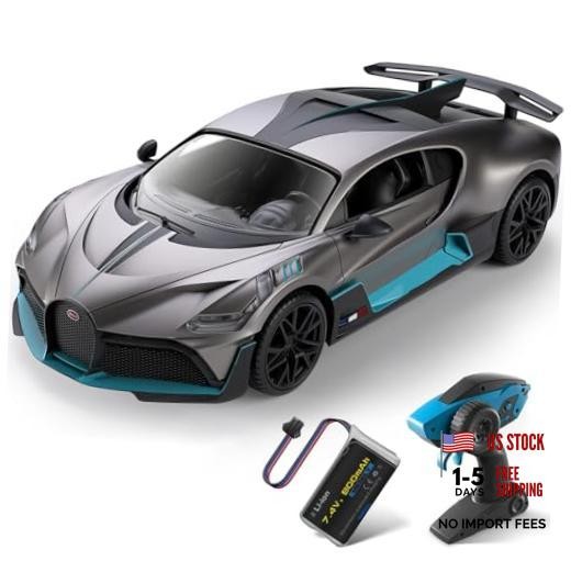 Remote Control Car, Bugatti Divo Scale Rc Cars 12Km/h, 2.4Ghz Licensed 1/12