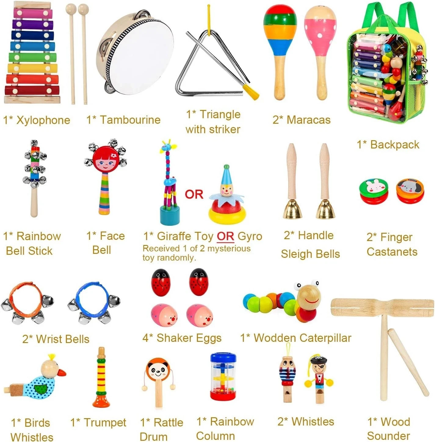 Juguete musical de aprendizaje temprano para niños, 33 piezas no tóxico US NUEVO