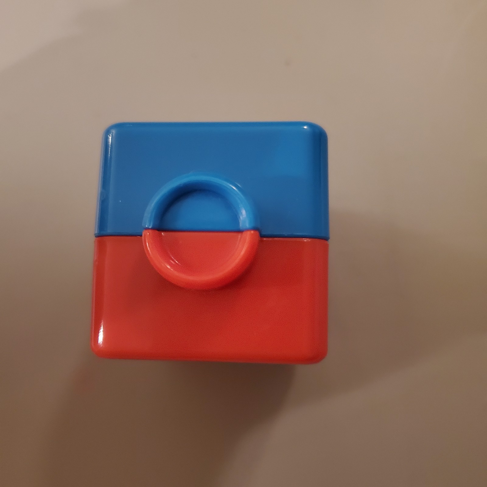 VTech Alphabet Activity Cube Replacement 2 Sided N I Blue Red Letter Block