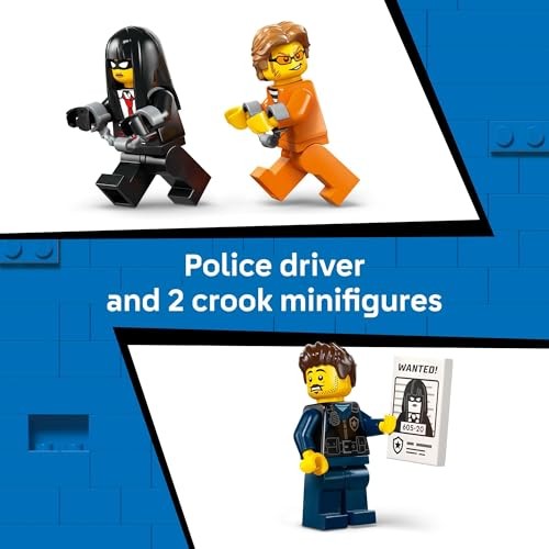 LEGO City Police Prisoner Transport Van – Toy for Kids & Boys – Model 12345