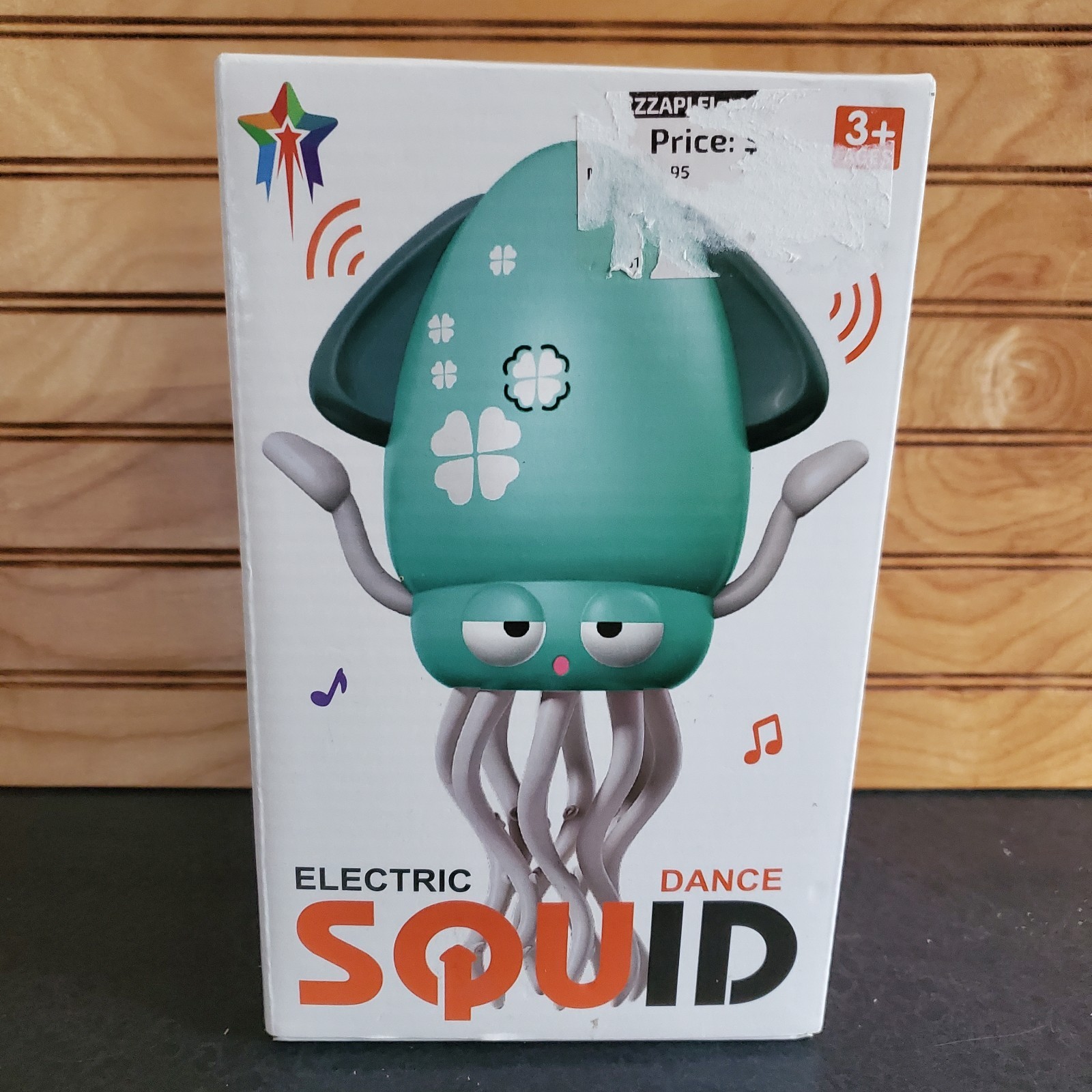 Electric Dancing Squid Toy Rechargeable Volume Control Music & Lights (Pink)
