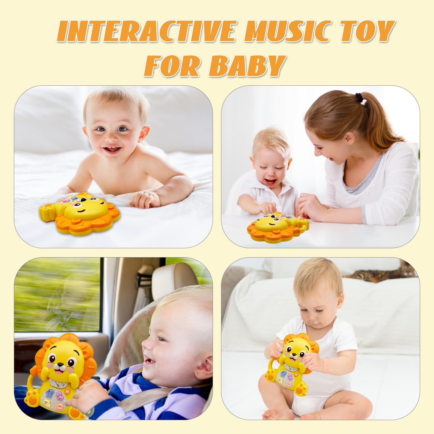 Musical Toys for 1 Year Old Boys and Girls, Baby Light Up Piano Keyboard Musi