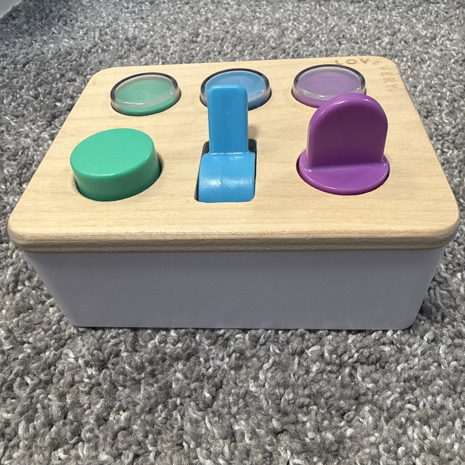 Lovevery Sensory Switchboard The Thinker Play Kit Push Flip Twist 11-12 Months