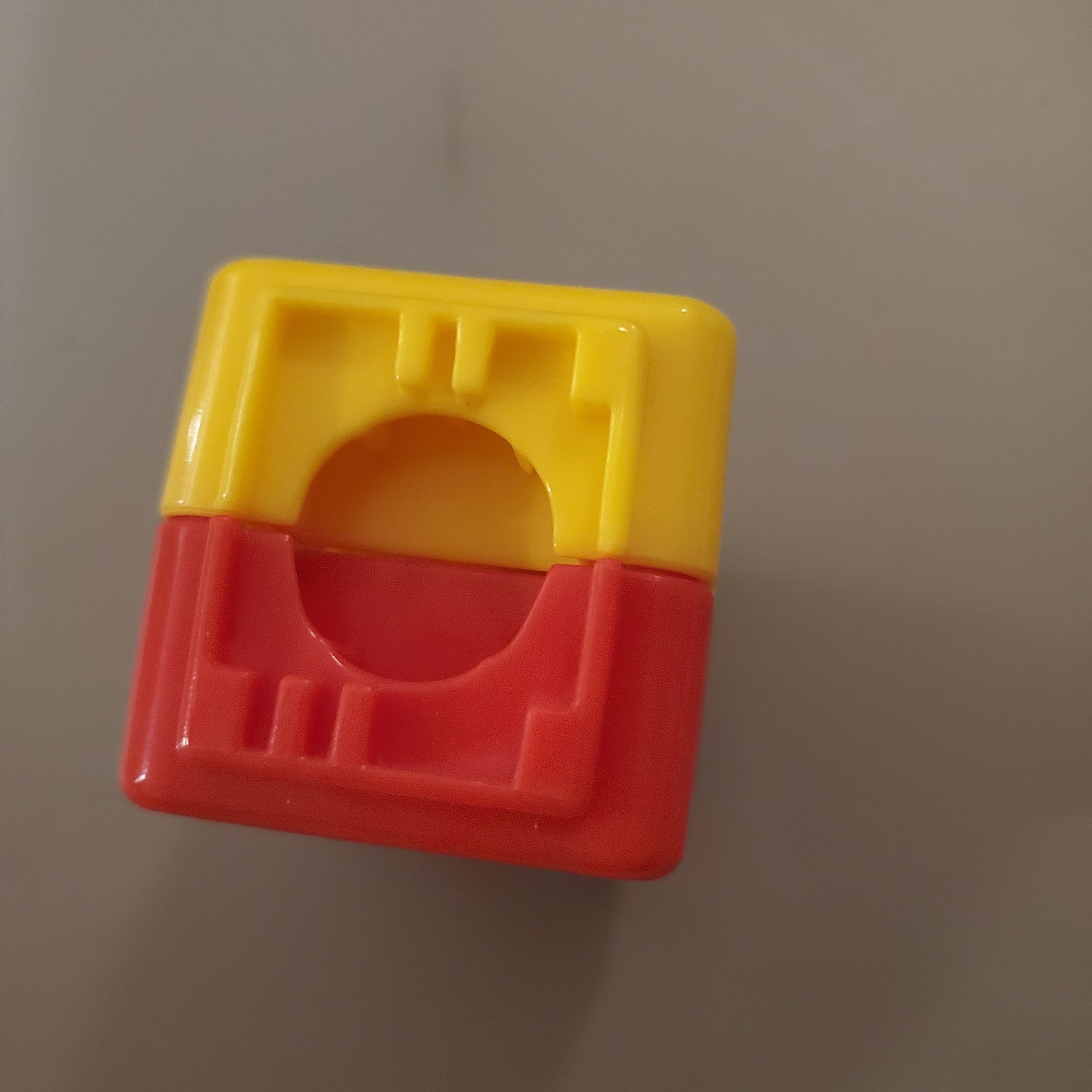 VTech Alphabet Activity Cube Replacement 2 Sided F S Yellow Red Letter Block