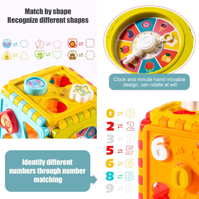 1-2 Years old Toddler Toys 6 in 1 Baby Boys & Girls Holiday US