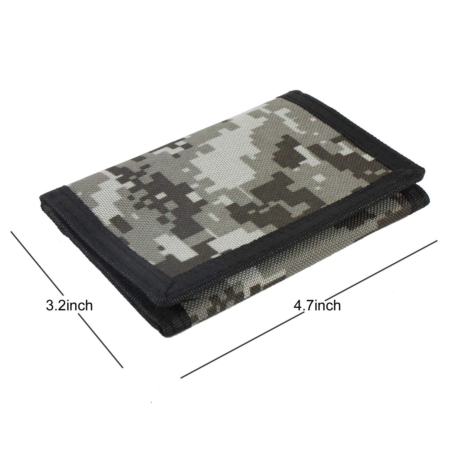 Kids Wallet for Boys and Girls, Novelty Wallet for Boys Ages 5-7, Camo Teen W…