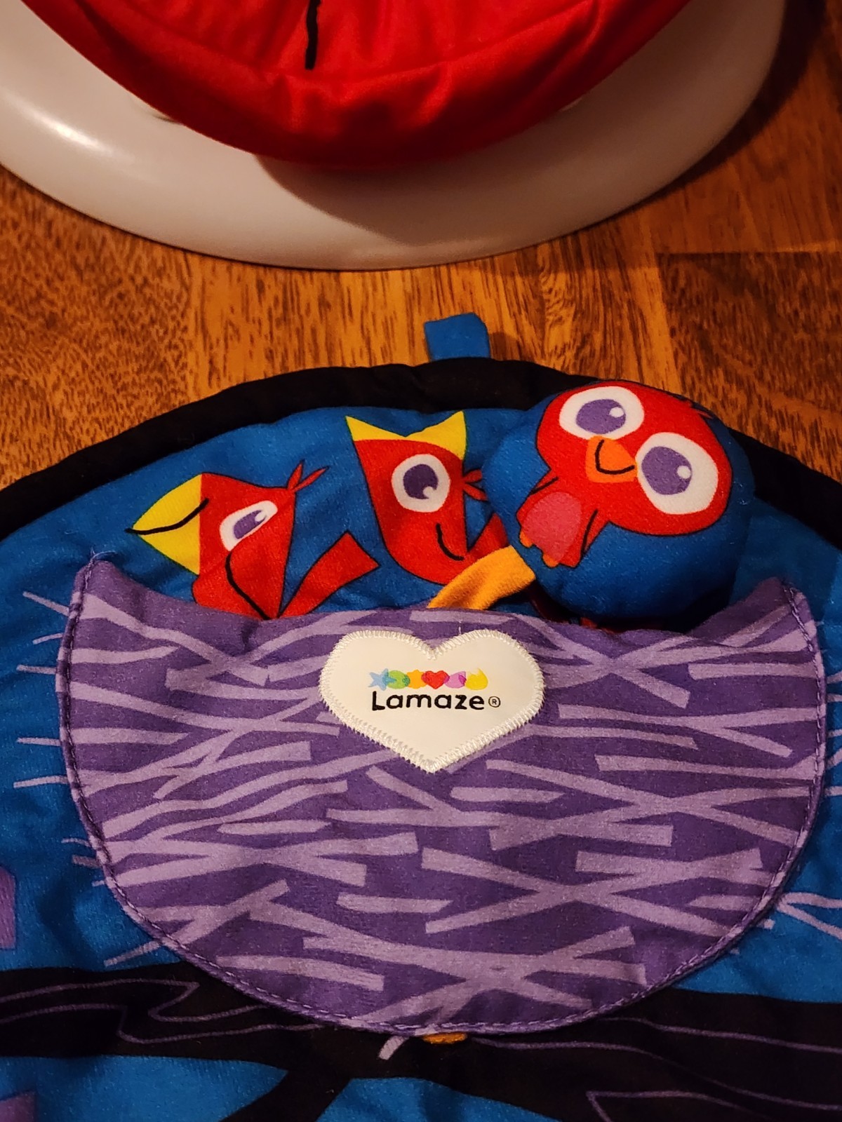 Lamaze Baby Tummy Time Spinner Toy Story Playmat & Ergo Pouch Size 000 Used