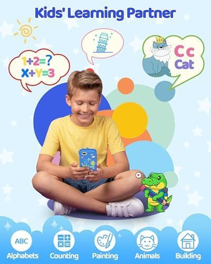 Kids Smart Phone Toys, Birthday Gifts Idea Dinosaur Toys for 3 4 5 6 7 8 Year Ol