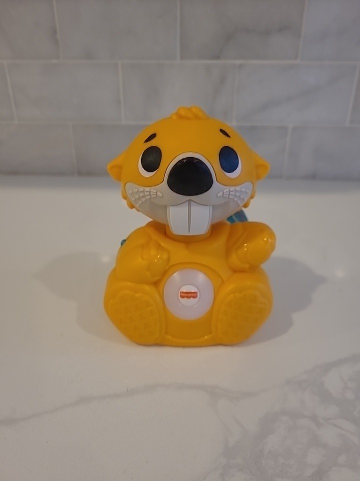 Fisher Price Linkimals Technology Interactive Learning Toy Boppin Beaver Tested