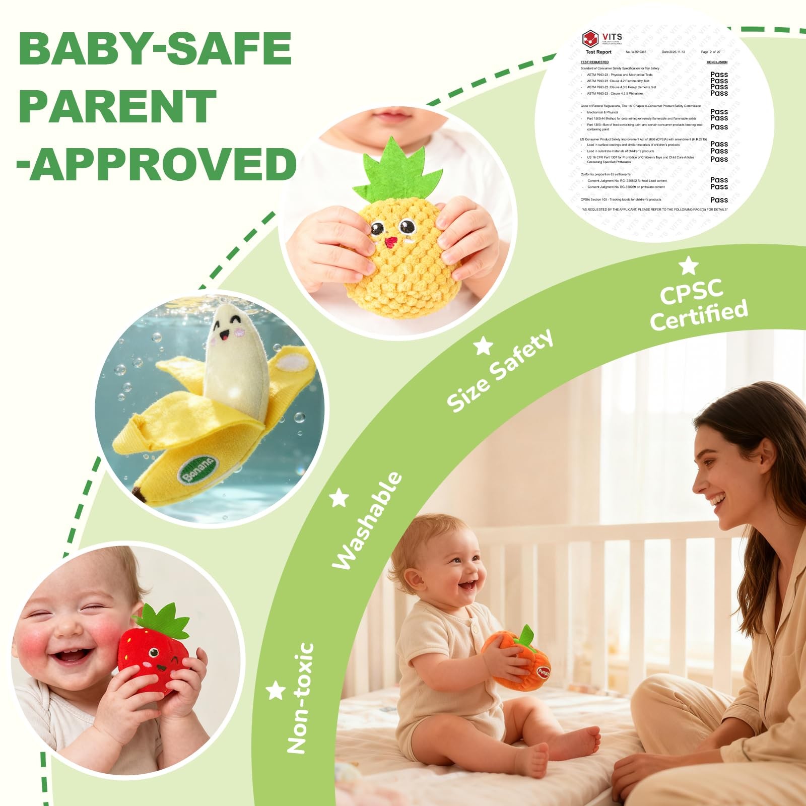 WOWOHAGE Baby Color Sorting Sensory Toys for 6-12 Months – Standard, Colorful