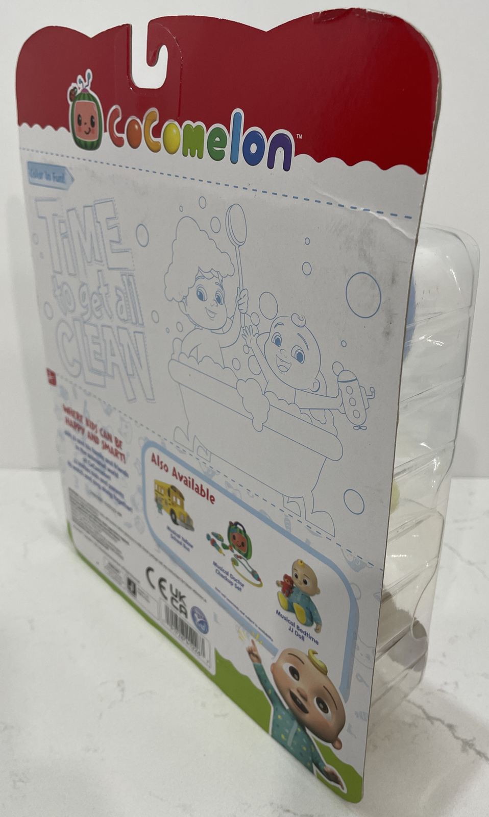 CoComelon Bath Squirter Toys, 6 Pieces – Toddlers & Kids – Ages 18 Months+
