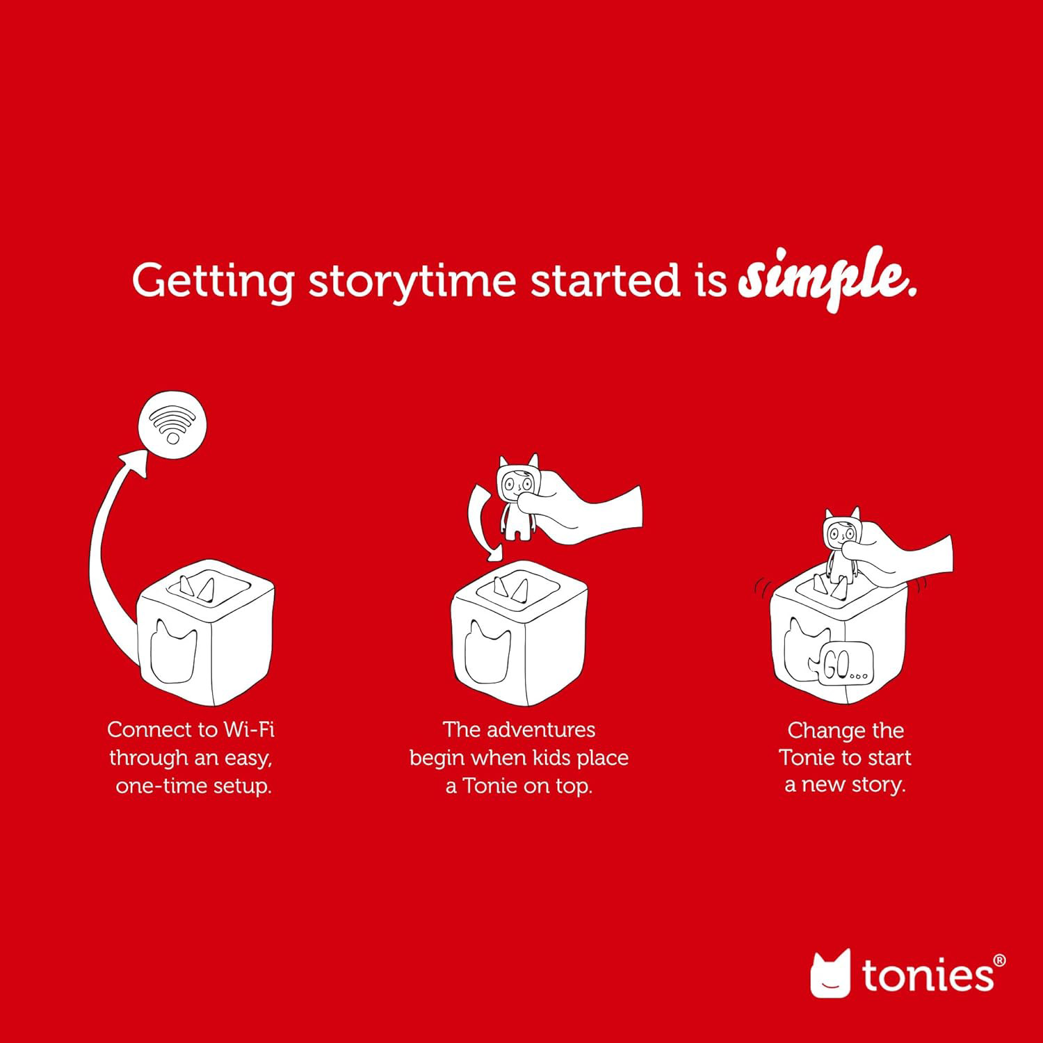 Tonies Creative Audio Character – Light Blue/Medium
