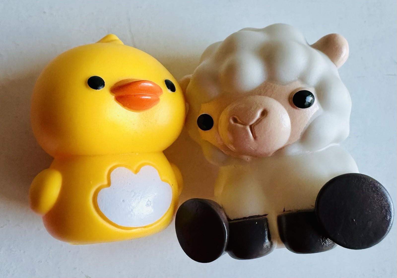 Lot Of 14 Farm Animals & Farmer Pretend Finger Puppets Toys Toddler Learning Toy