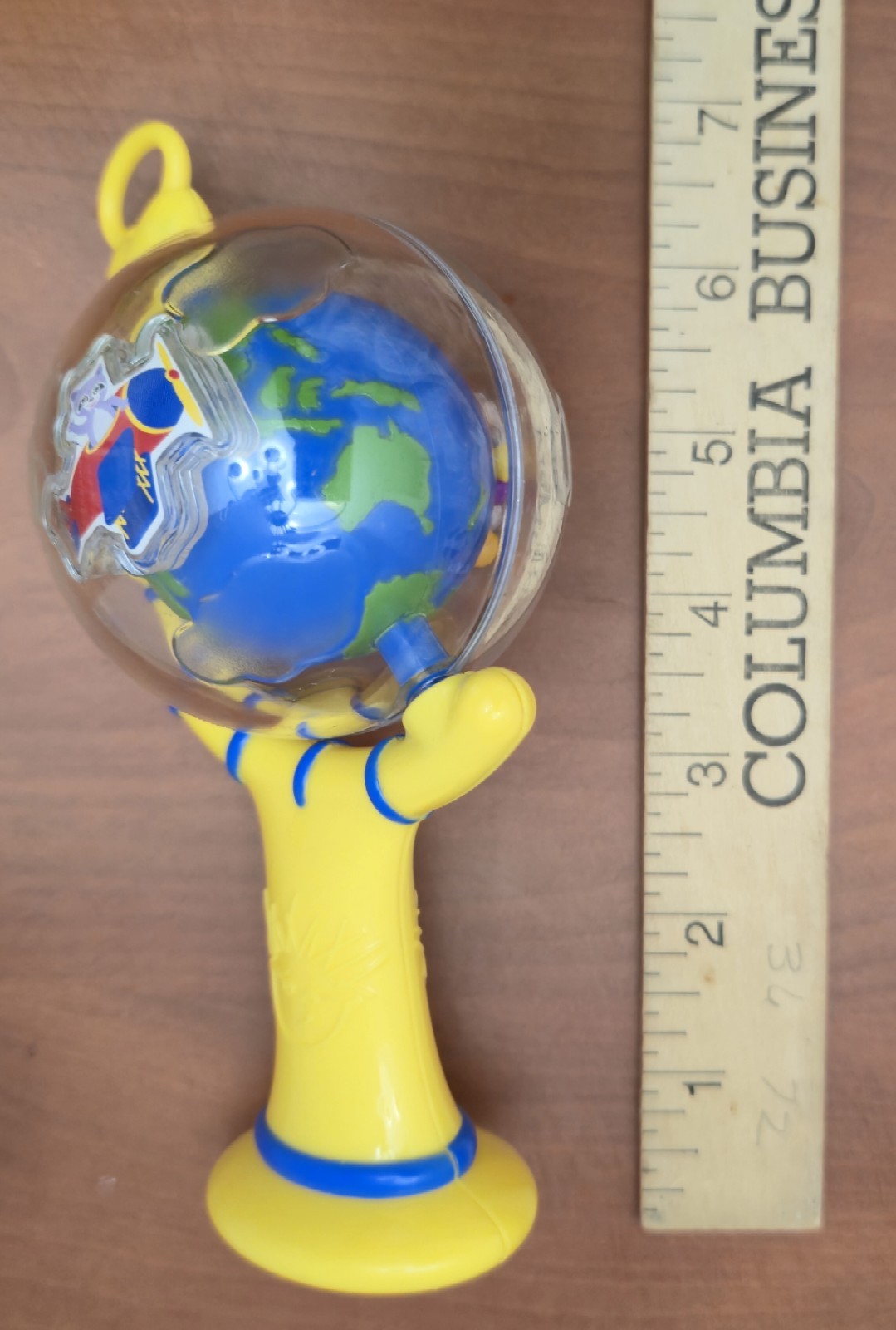 Baby Einstein Earth Rotating Rattle Spins Flying Airplanes HTF