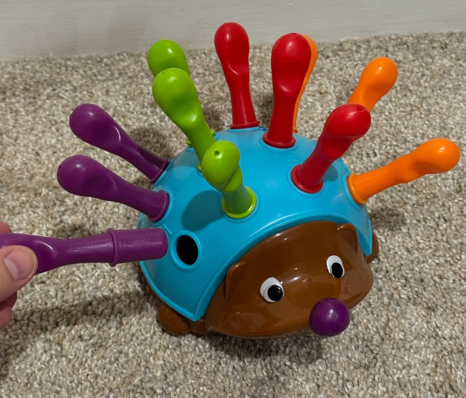 Learning Resources Spike the Fine Motor Hedgehog COMPLETE Good Used Condition