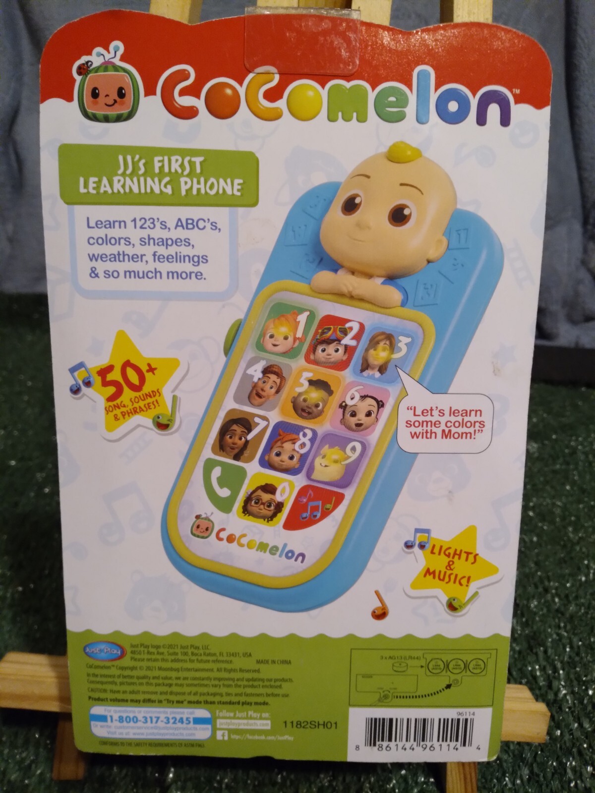 NEW COCOMELON JJ’s FIRST LEARNING PHONE 👶 LIGHTS & MUSIC ABC 123s COLORS SHAPES