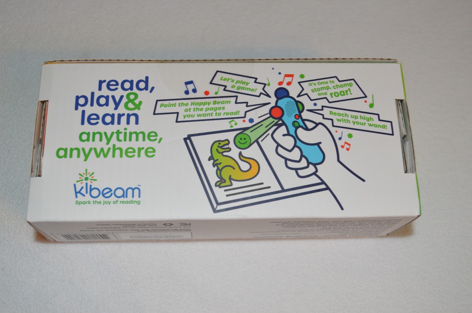Kibeam Wand Reading System Tool School Aid Electronic Read Play Learn Portable