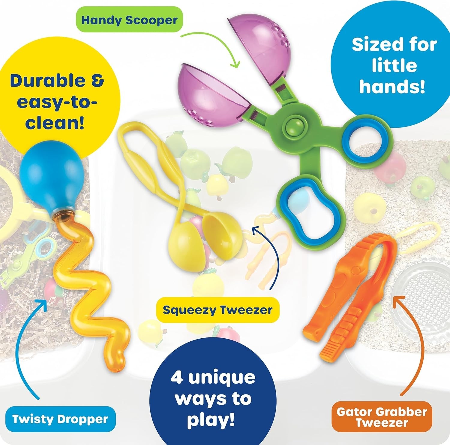 Durable Sensory Development Tool Set – Perfect for Preschool Fine Motor Skills
