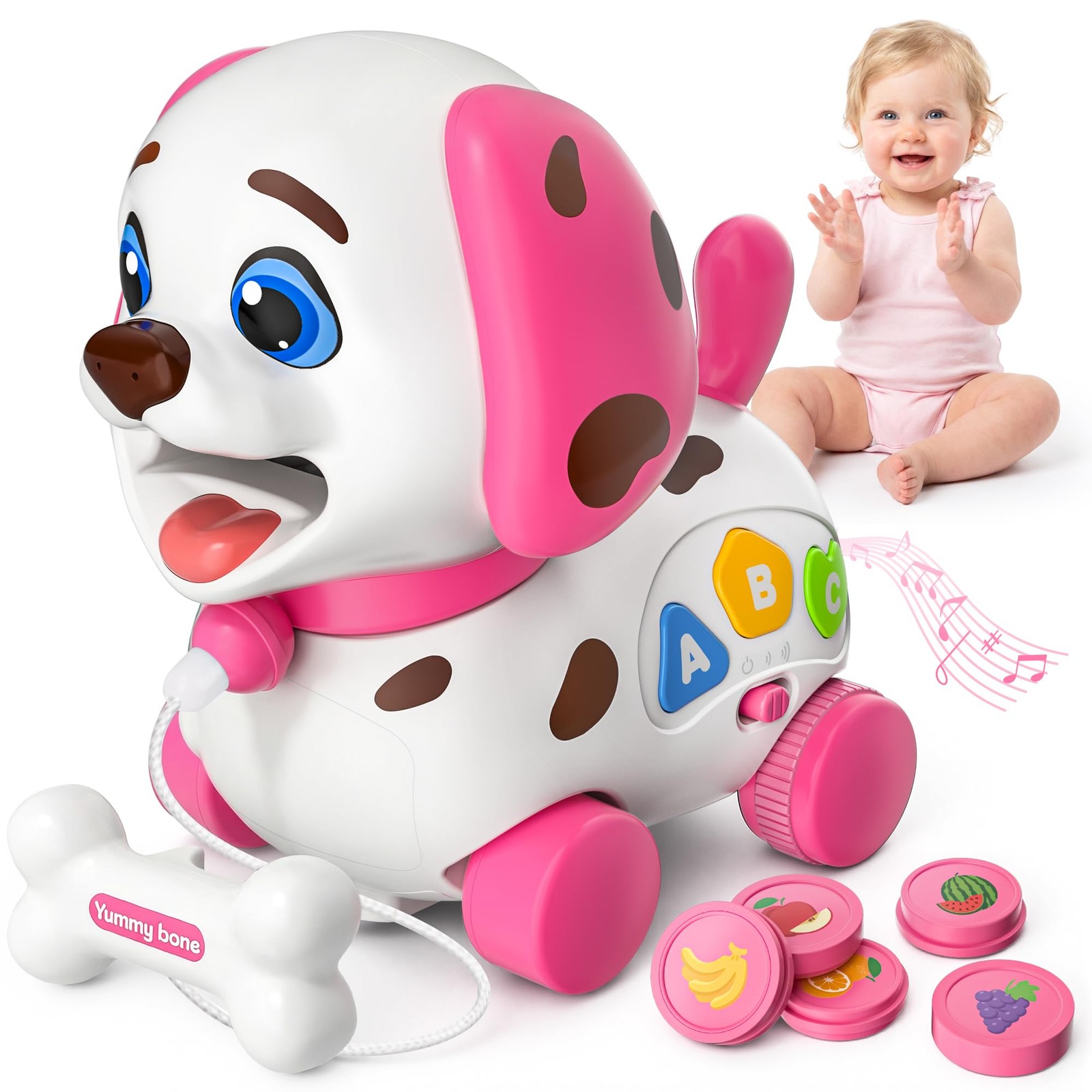 Vahome Puppy Toy for 1 Year Old Girl Gift, Musical Baby Toy 6-12-18 Month, Fi…