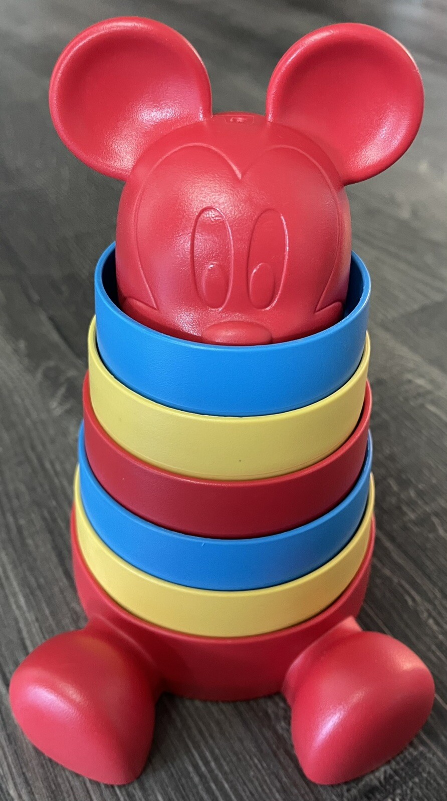 Disney Toy Stacker Mickey Mouse Baby Colorful Learning Development 6 Months +