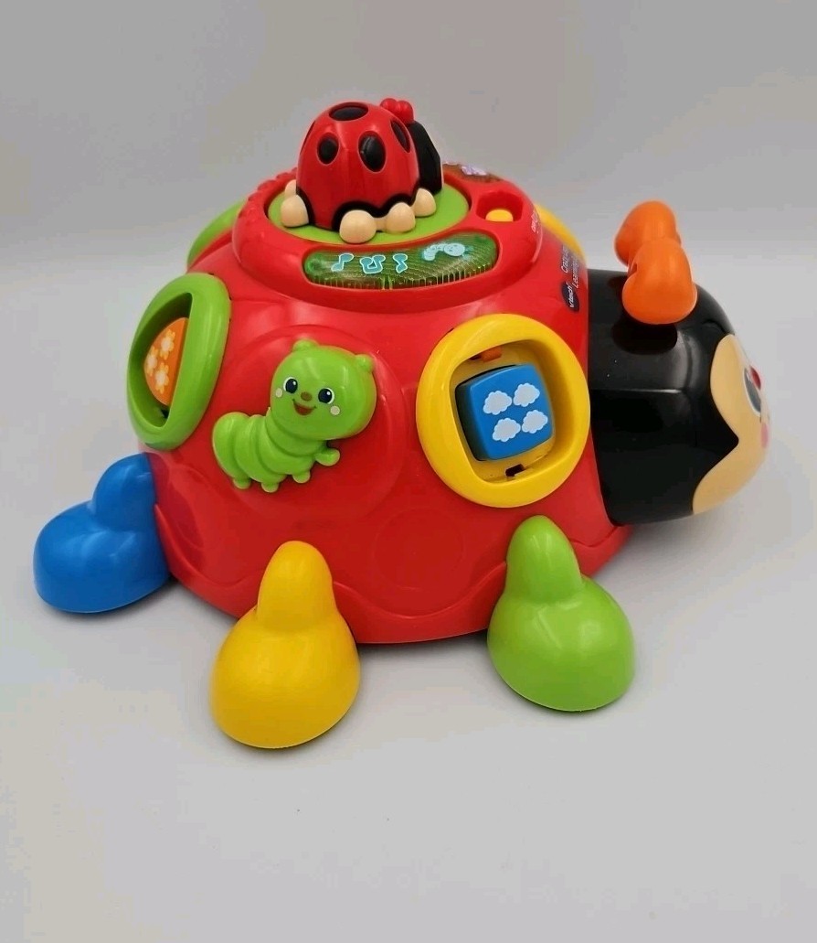VTech Crazy Legs Learning Bugs Interactive Toy- Educational Lights Sounds WORKS