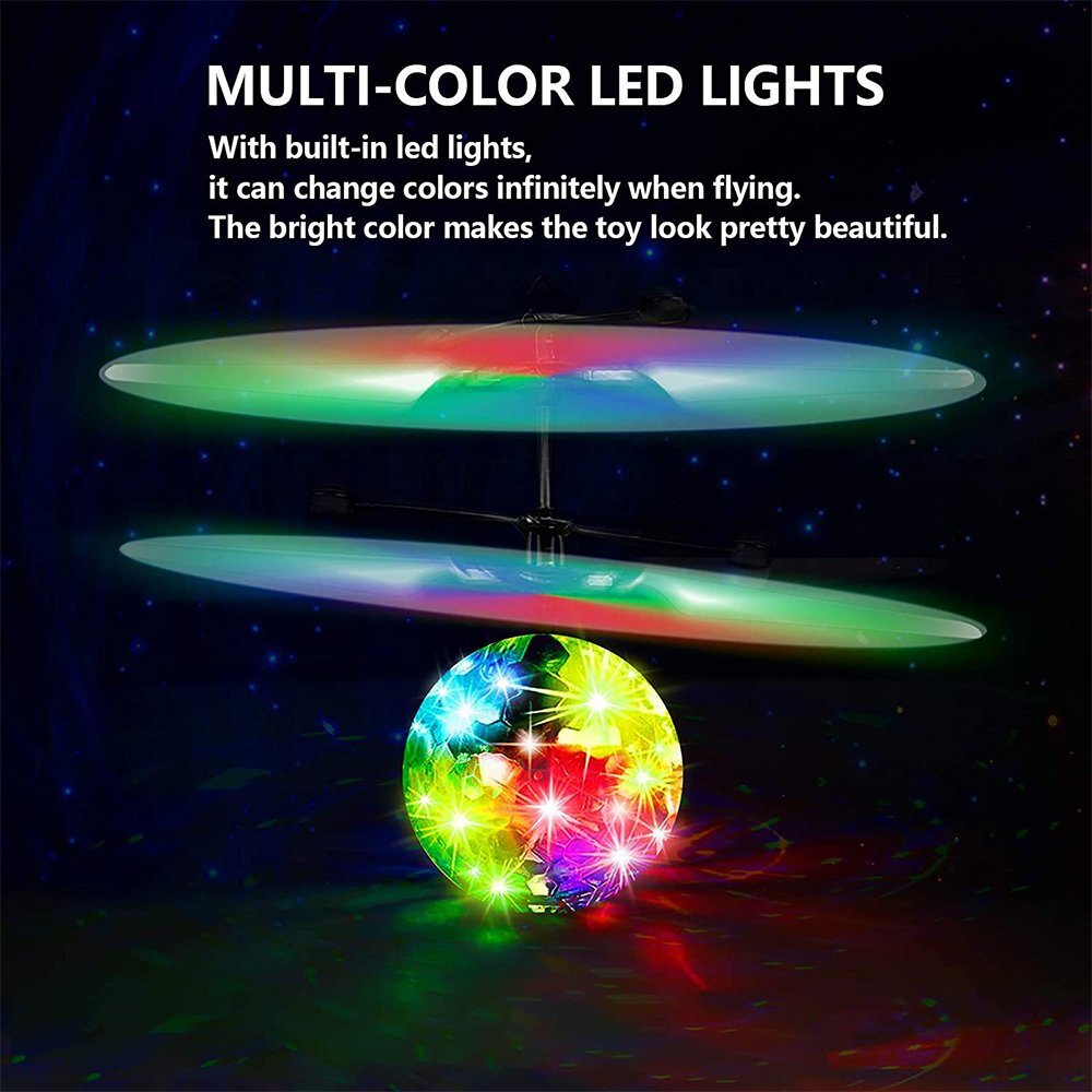 Electric Flying Ball Flying Robot Drone Toy Infrared Induction Cool Toys Gift