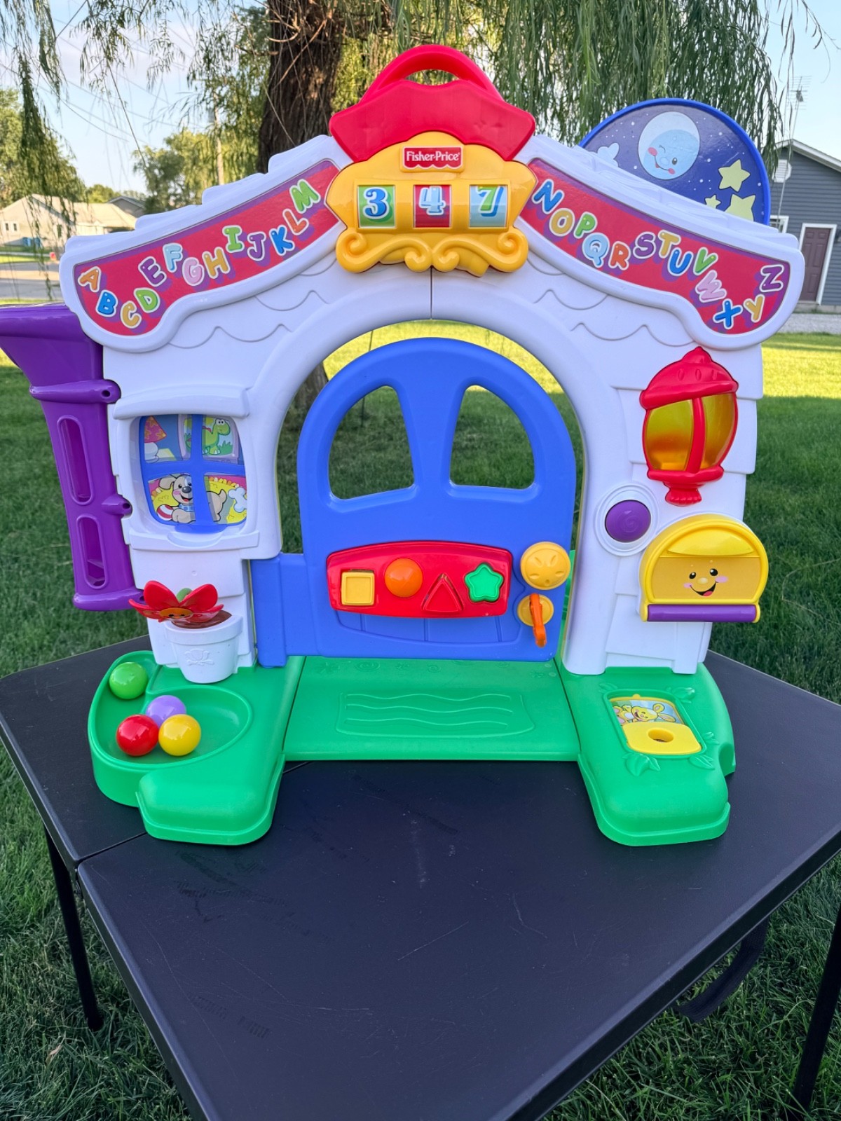 Vintage 2004 Fisher Price Laugh And Learn House – 2 Interactive Play Modes