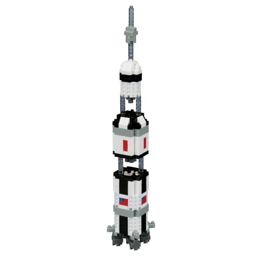 nanoblock Saturn V Rocket Building Kit fm Japan w/Tracking