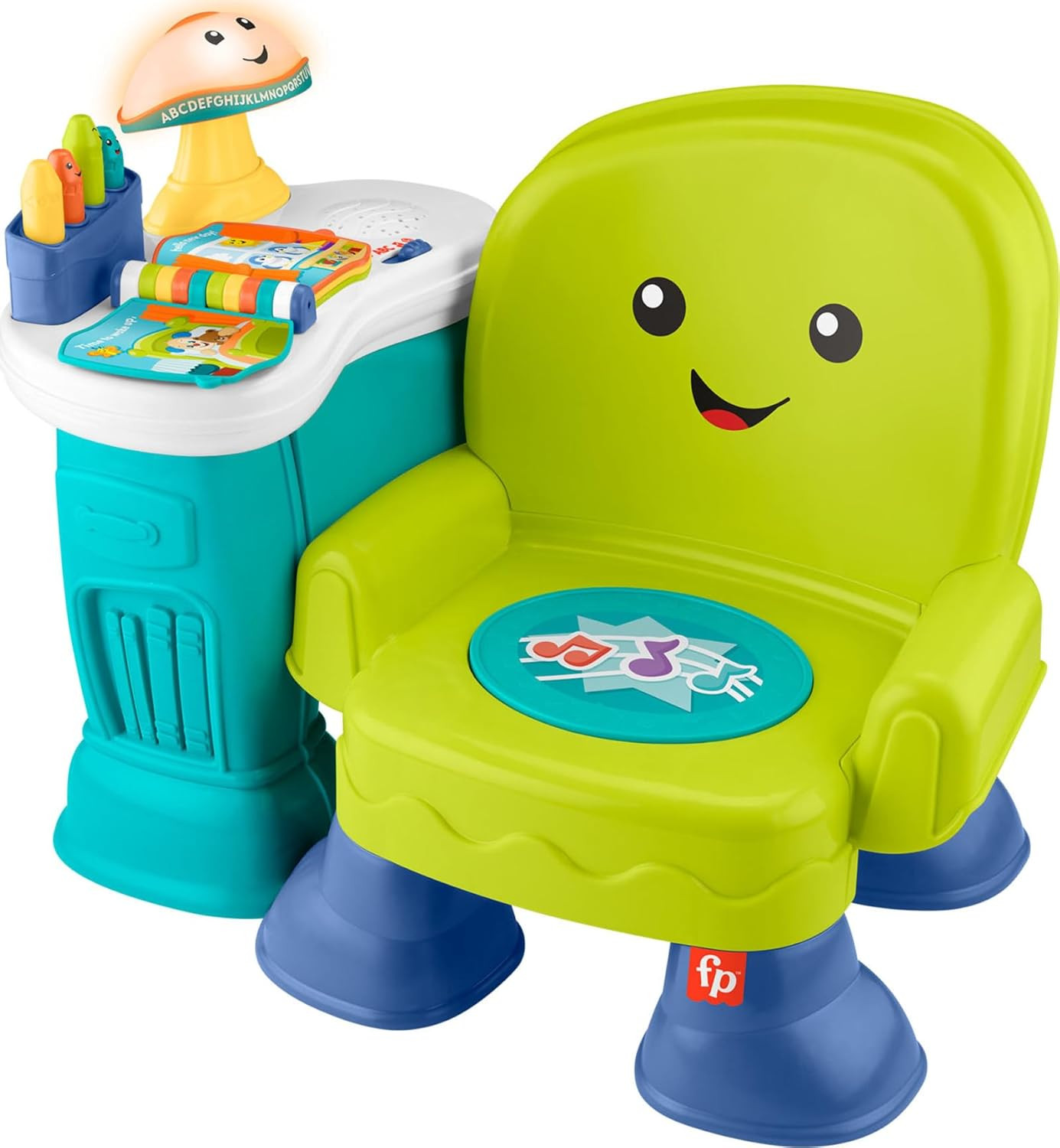 Toddler Toy Laugh & Learn Song & Story Learning Chair with Music Lights & Act…