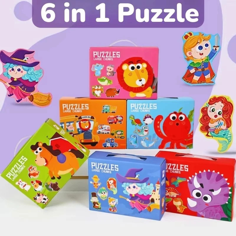 Animal Matching Jigsaw Puzzles for Baby Toddler Preschool Kids Children Learning