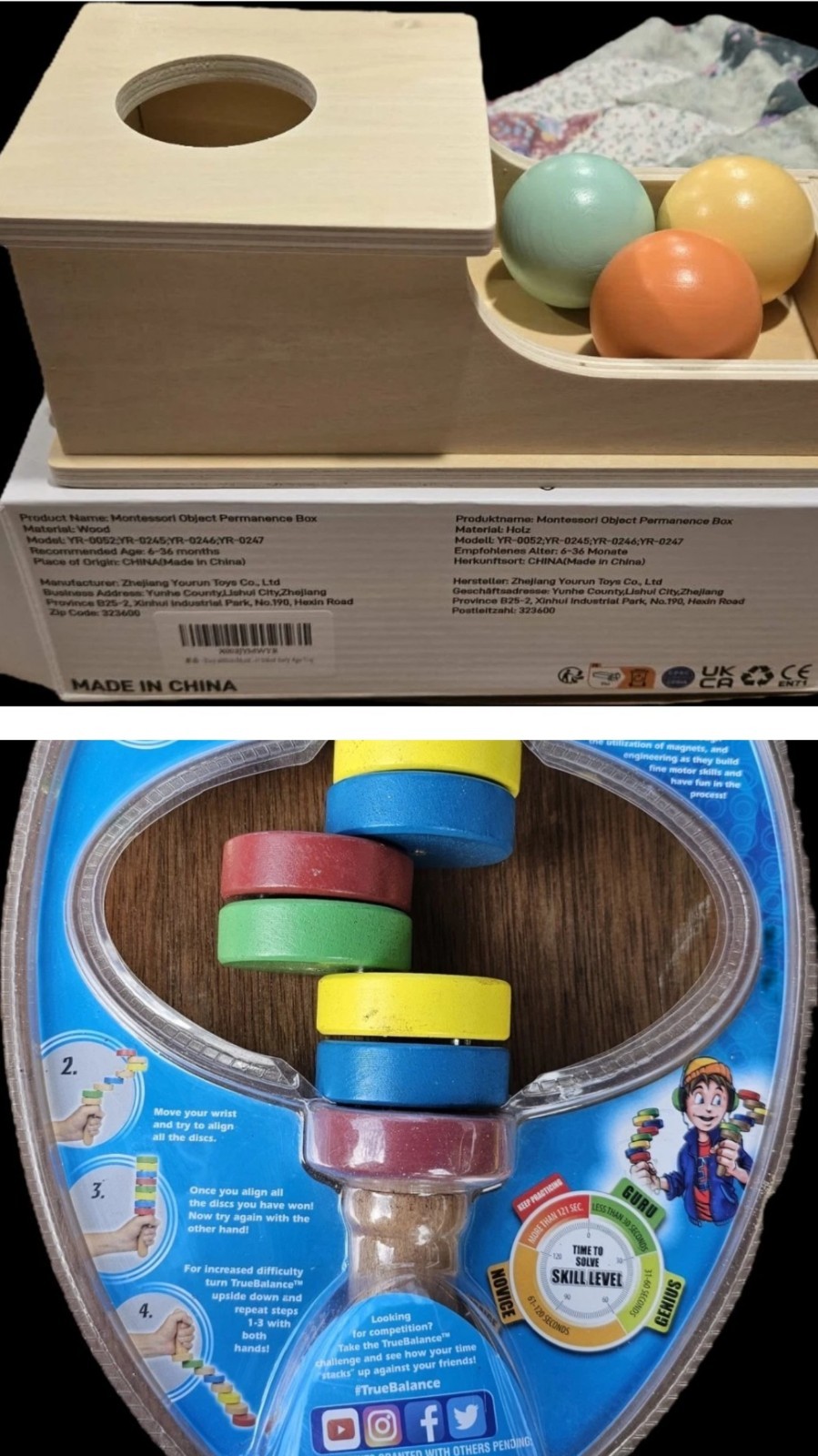 Busy Box Montessori Toy & True Balance STEM Coordination For ADULT’S & KID’S