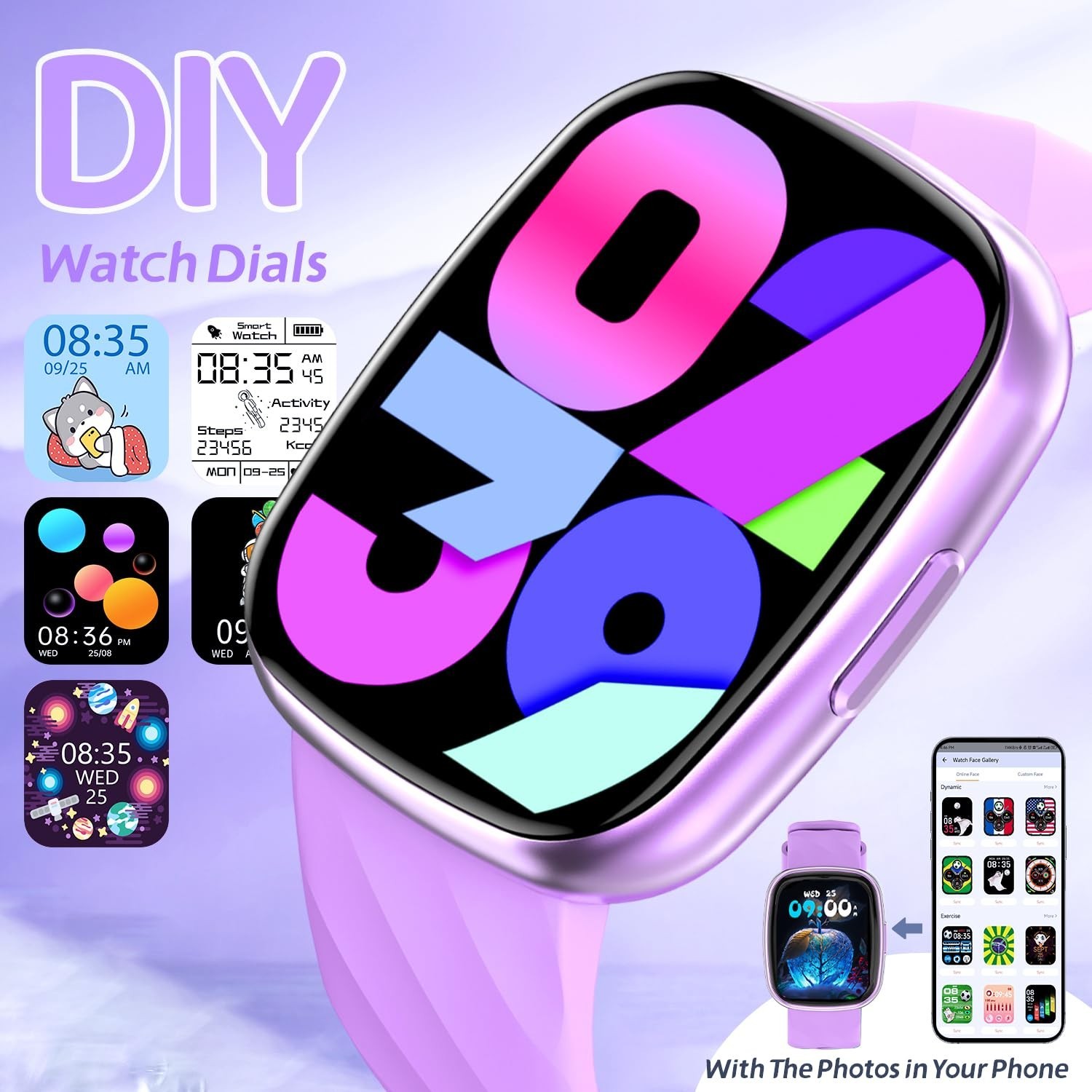 Kids Watch, Digital Watch for Boys Girls, IP67 Waterproof Games Fitness Track…