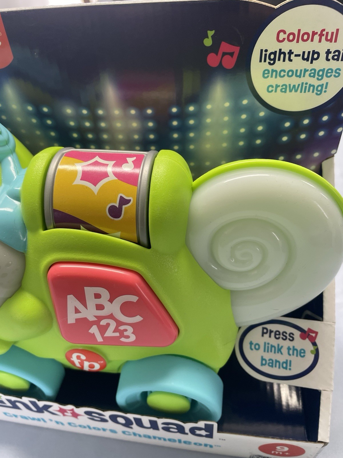 Fisher Price Link Squad Crawl n Colors Chameleon Toy Teaches And Develops